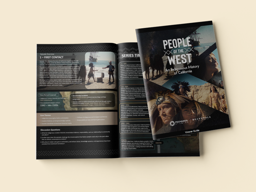 People of the West screening kit samples pages